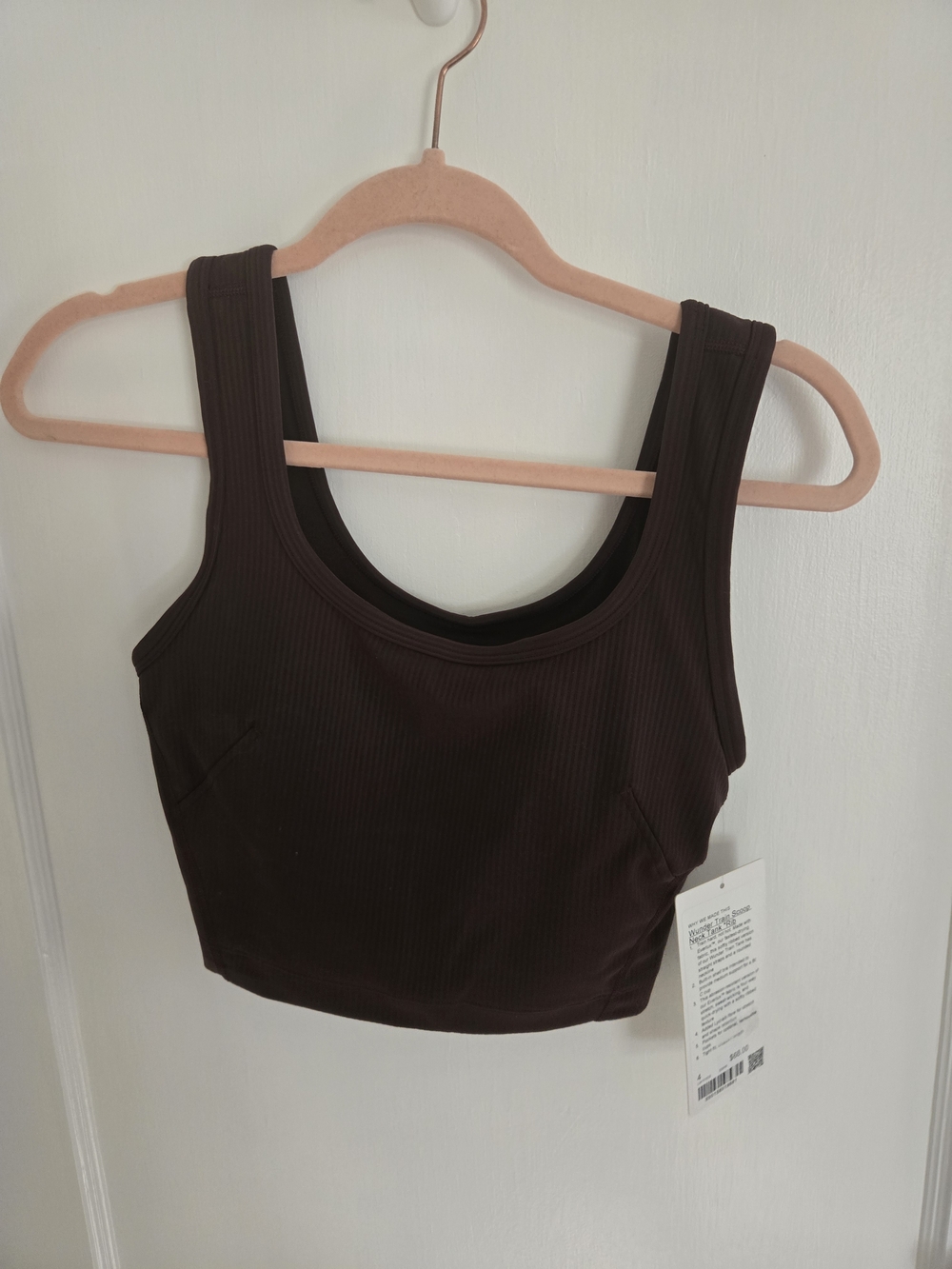 Lululemon Wunder Train Ribbed Tank Espresso